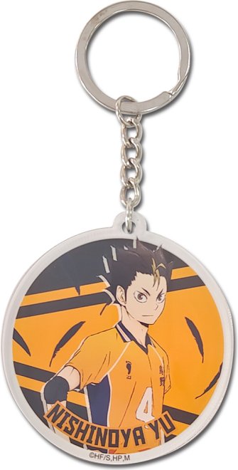Haikyu!! S4 Nishinoya Yuu Acrylic Circle Anime Keychain GE-445750