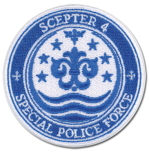 K Scepter 4 Special Police Force Blue Anime Patch GE-44601