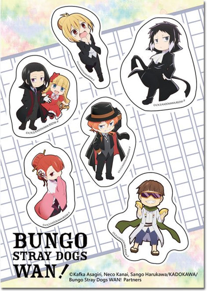 Bungo Stray Dogs Wan Characters Die-Cut Anime Sticker Pack GE-452082