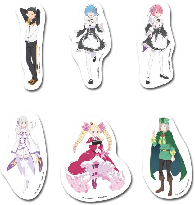 Re: Zero S2 Die-Cut Anime Sticker Pack GE-452087