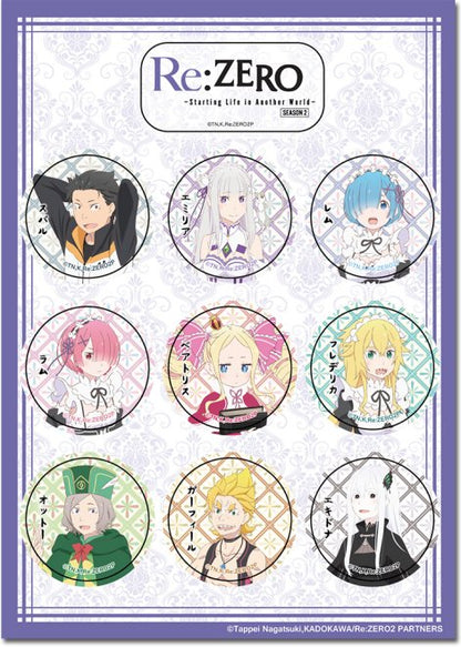 Re: Zero S2 Characters Die-Cut Anime Sticker Pack GE-452089