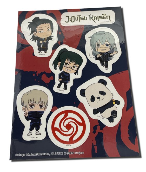 Jujutsu Kaisen Characters Die-Cut Anime Sticker Pack GE-452105