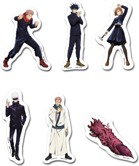 Jujutsu Kaisen Characters Die-Cut Anime Sticker Pack GE-452106