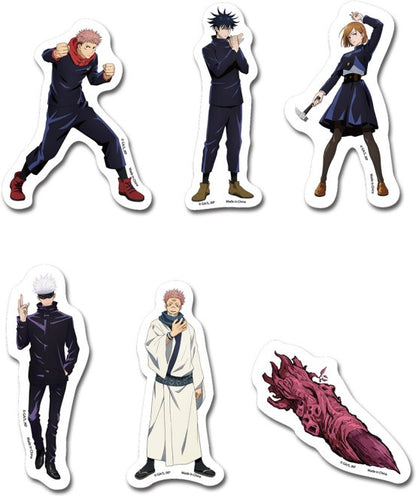 Jujutsu Kaisen Characters Die-Cut Anime Sticker Pack GE-452106