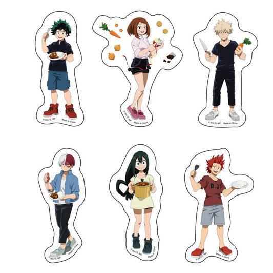 My Hero Academia Characters Die-Cut Anime Sticker Pack GE-452109 - (Making Food)