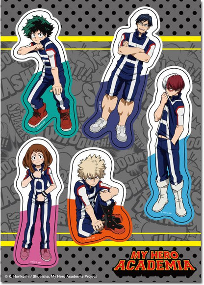 My Hero Academia Characters Die-Cut Anime Sticker Sheet GE-452112