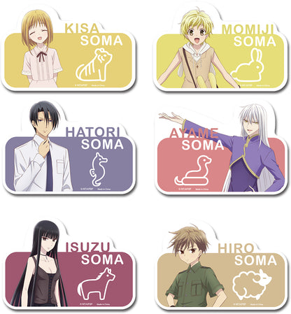 Fruits Basket Characters Die-Cut Anime Sticker Pack GE-452575