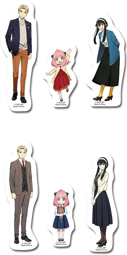 Spy Family Characters Anime Die-Cut Sticker Pack GE-453407