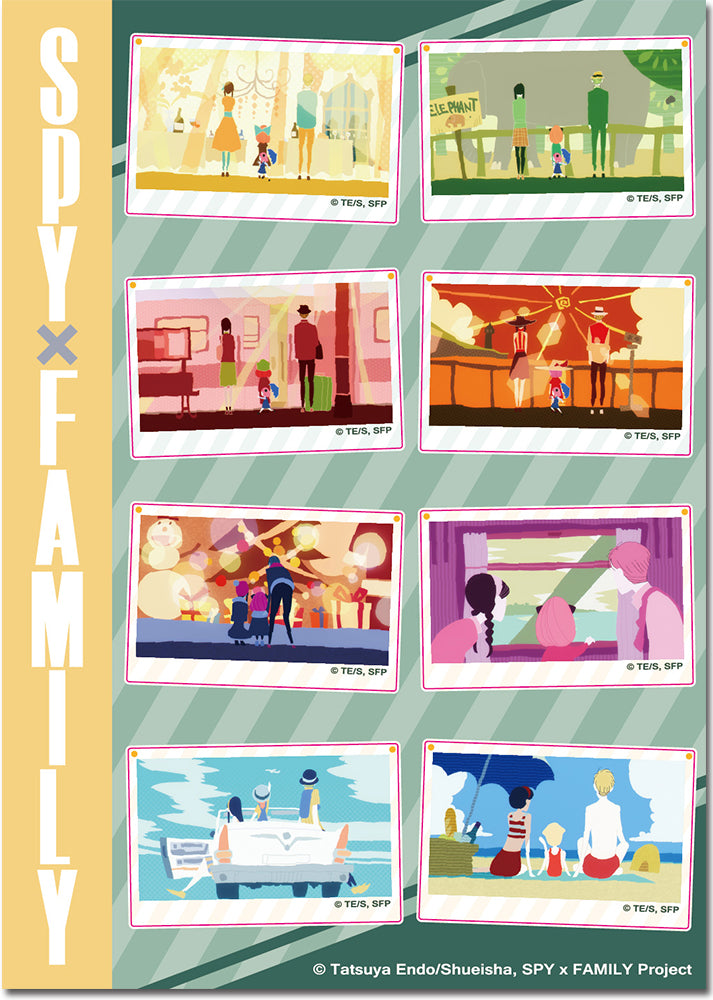 Spy Family Group Characters Anime Sticker Sheet GE-456195