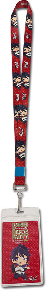 Banished From The Hero's Party Red Anime Lanyard GE-461064