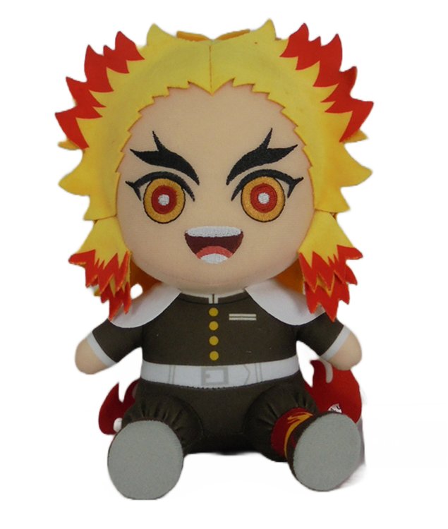 Demon Slayer Kyojuro Rengoku Sitting Anime 7-Inch Plush GE-471450