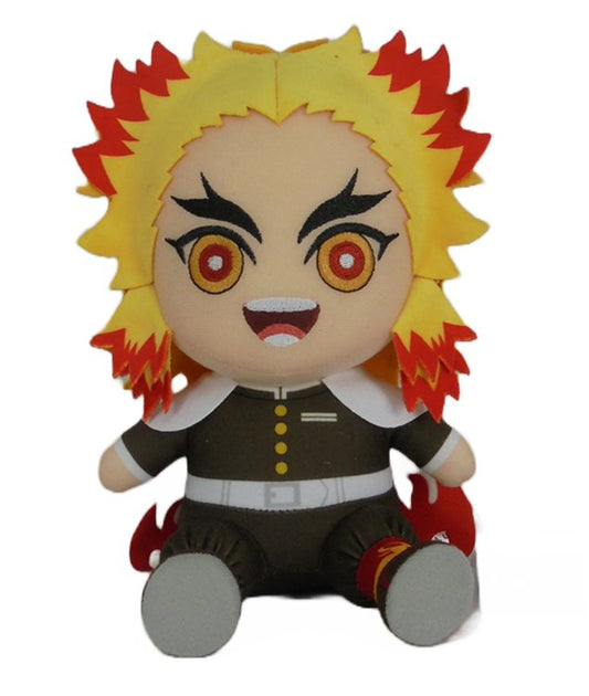 Demon Slayer Kyojuro Rengoku Sitting Anime 7-Inch Plush GE-471450