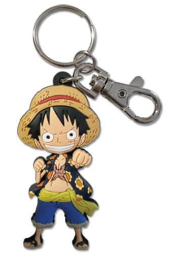 One Piece Luffy Anime PVC Keychain GE-48169