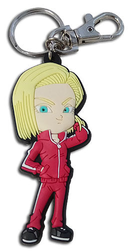 Dragon Ball Super Android 18 Anime PVC Keychain GE-48267