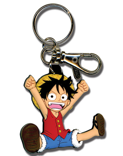 One Piece Luffy Anime PVC Keychain GE-4843