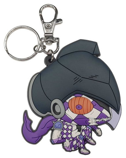 JoJo's Bizarre Adventure Golden Wind SD Purple Smoke Anime PVC Keychain GE-48597