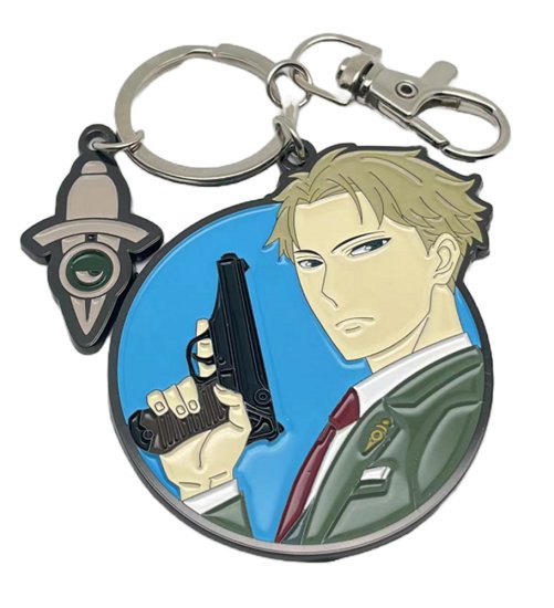 Spy Family X Loid Forger Enamel Anime Keychain GE-48917