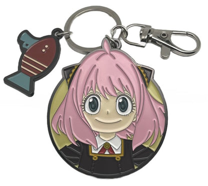 Spy Family X Anime Anya Forger Enamel Keychain GE-48919