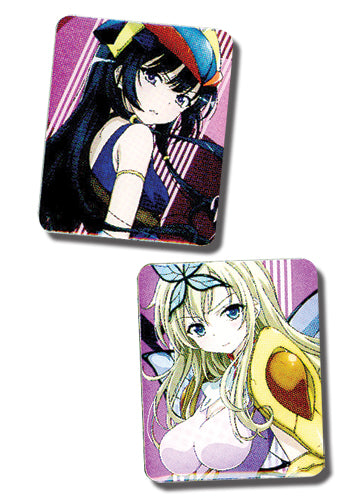Haganai Sena & Yozura Warriors Anime Metal Pin Set GE-50089