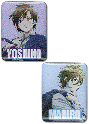 Blast of Tempest Mahiro & Yoshino Anime Metal Pin Set GE-50102