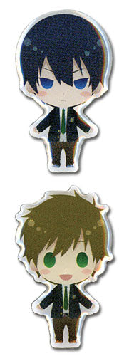 Free! Iwatobi Swim Club Haruka & Makoto Anime Pin Set GE-50572