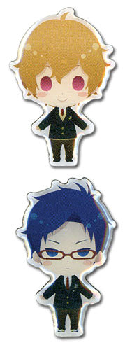 Free! Iwatobi Swim Club Rei & Nagisa Anime Pin Set GE-50573