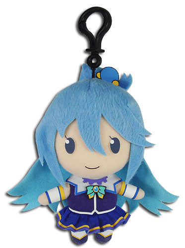 Konosuba Aqua 5-Inch Anime Plush Keychain GE-52233