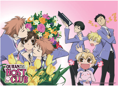 Ouran High School Host Club Anime Long Cloth Wall Scroll Poster GE-5252