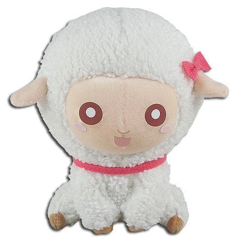 Sheep Animal White Sitting 5-Inch Toy Plush GE-53538