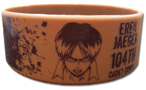 Attack On Titan Eren Jaeger 104th Cadet Corps Anime PVC Wristband GE-54056