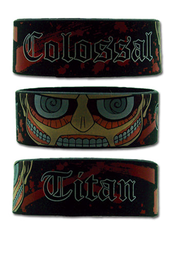 Attack On Titan SD Colossal Anime PVC Wristband GE-54059