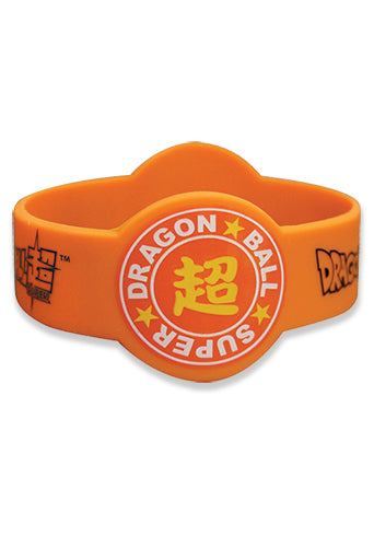 Dragon Ball Super Orange Logo Symbol Bracelet Anime PVC Wristband GE-54502