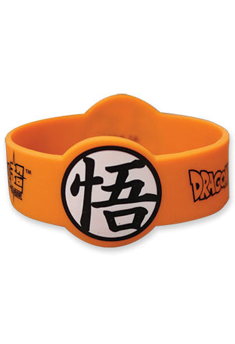 Dragon Ball Super Orange Logo Symbol Bracelet Anime PVC Wristband GE-54504