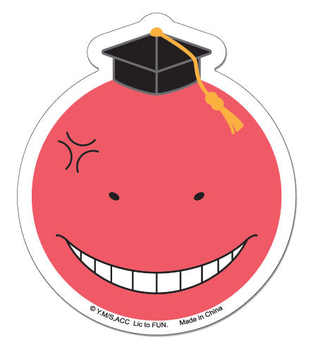 Assassination Classroom Red Korosensei Angry Face Anime Sticker GE-55423