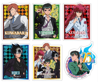 Yu Yu Hakusho 25th Anniversary Anime Die-Cut Sticker Set GE-55893