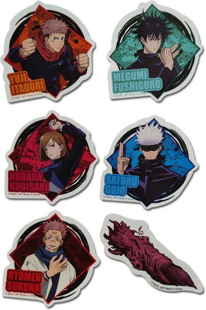 Jujutsu Kaisen Die-Cut Anime Sticker Pack GE-55987