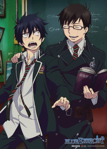 Blue Exorcist Rin & Yukio Anime Cloth Wall Scroll Poster GE-9740