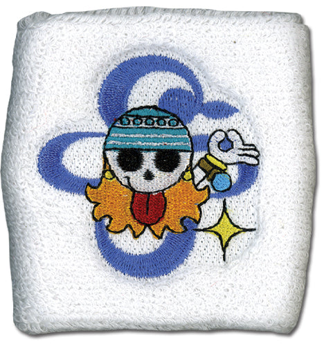 One Piece Nami's Skull Icon Symbol Anime White Wristband GE-64572