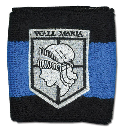 Attack On Titan Wall Maria Black & Blue Anime Wristband GE-64754
