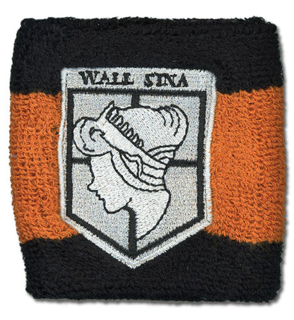 Attack On Titan Wall Sina Black Anime Wristband GE-64756