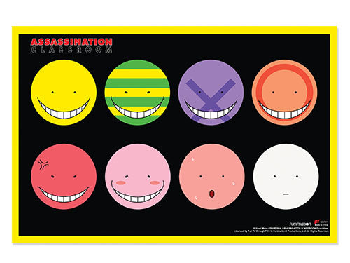 Assassination Classroom Koro Sensei's Faces Anime Paper Poster GE-67044