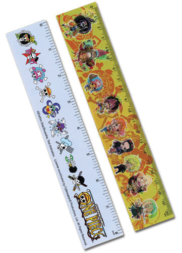 One Piece Straw Hat Pirates Anime Lenticular Ruler GE-70004