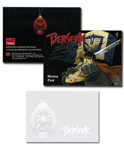 Berserk Guts Behelit Anime Memo Pad GE-72014