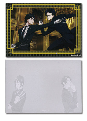 Black Butler Sebastian Vs. Claude Anime Memo Pad GE-72029