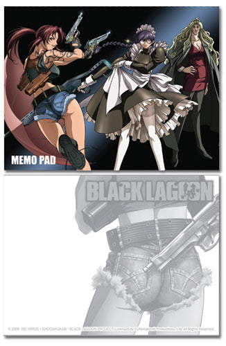 Black Lagoon Characters Anime Memo Pad GE-72060