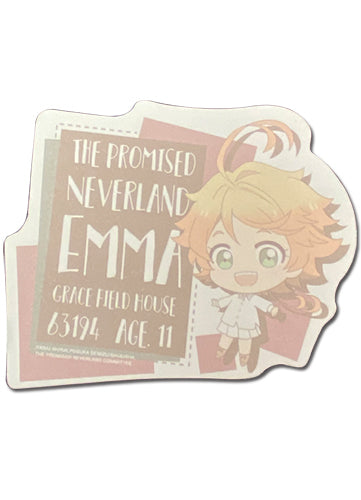 The Promised Neverland SD Emma Anime Die-Cut Memo Pad GE-72733