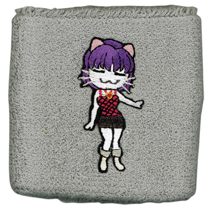 Black Cat Rinslet Anime Grey Wristband GE-8023