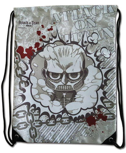 Attack On Titan SD Anime Draw String Tote Bag GE-82269