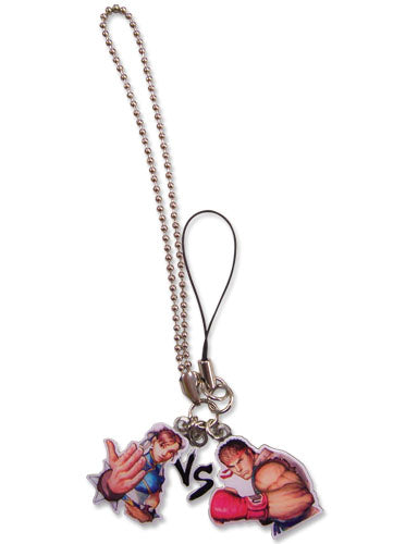 Super Street Fighter IV Chun-Li Logo Cell Phone Charm Keychain GE-8241