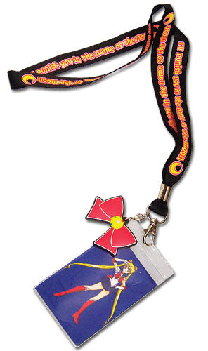 Sailor Moon Bow Anime Lanyard w/ Ribbon Charm GE-82518